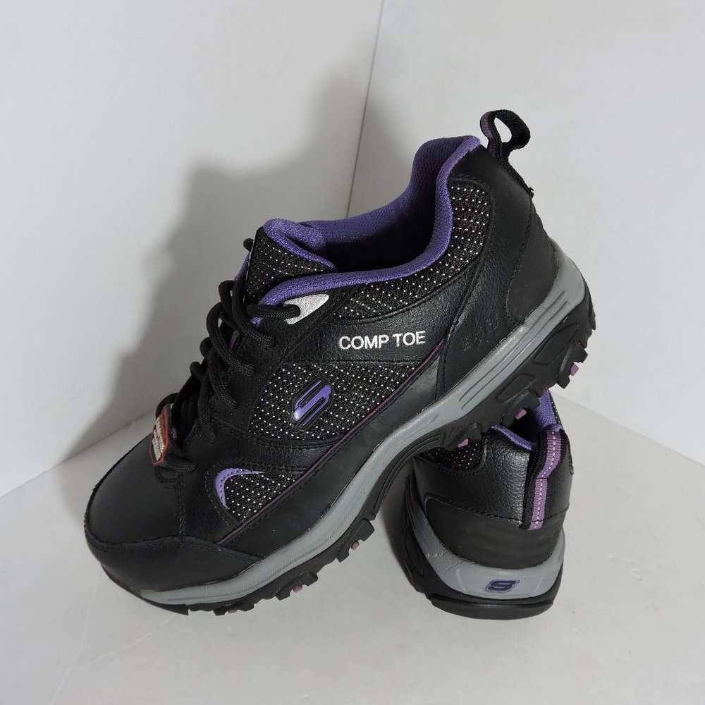 "Skechers" Slip-Resistant Steel Toe Safety Shoes